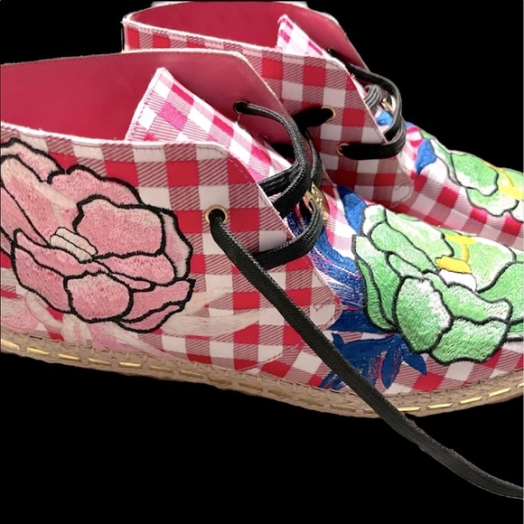 RARE: Blumarine Checker & Tropics Shoes - Picture 1 of 10